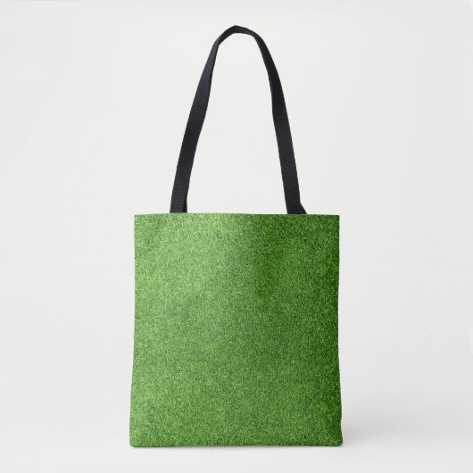 Mooie groene grastextuur vanaf golfbaan draagtas (Voorkant)