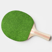 Mooie groene grastextuur vanaf golfbaan tafeltennisbatje (Zijkant)