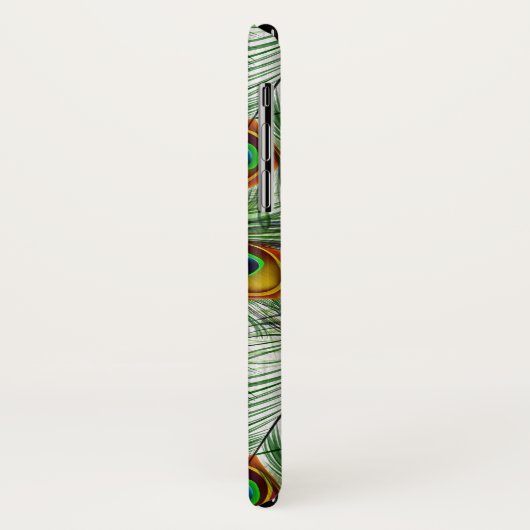 Mooie groene Peacock-doether Case-Mate iPhone Case (Achterkant/links)