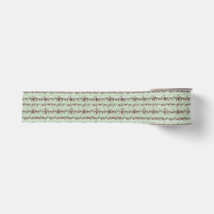 Mooie Groene Toile Kerstbessen En Strikken Grosgrain Lint