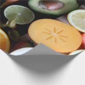 Mooie groenten en fruit cadeaupapier (Hoek)