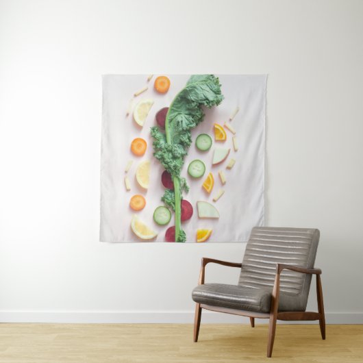 Mooie groeten wandkleed (In situ)