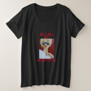 Mooie Grote MeisjesVrouwen Plus-Size Basic T-shirt