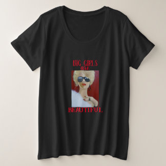 Mooie Grote MeisjesVrouwen Plus-Size Basic T-shirt