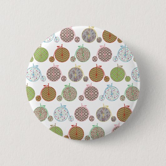 Mooie  grote voorwielfietsen ronde button 5,7 cm (Voorkant)