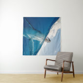 Mooie grote walvis wandkleed (In Situ (horizontaal))