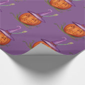 Mooie Halloween-cadeauverpakkings Papier (Hoek)