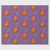 Mooie Halloween-cadeauverpakkings Papier (Vlak)