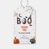 Mooie Halloween Geest Spectaculair Verjaardagsdeco Cadeaulabel (Voorkant)
