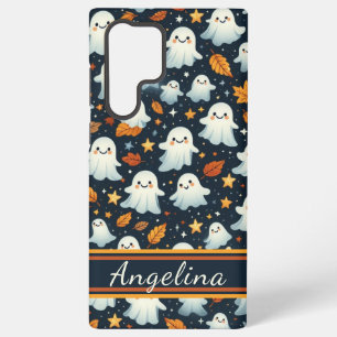 Mooie Halloween Geestjes Patroon Samsung Galaxy Hoesje