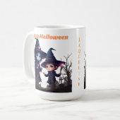 Mooie Halloween Heksenmok Koffiemok (Voorkant links)