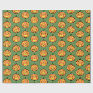 Mooie Halloween Pompoen Inpakpapier