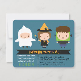 Mooie Halloween verjaardagsuitnodigingen voor kind Kaart