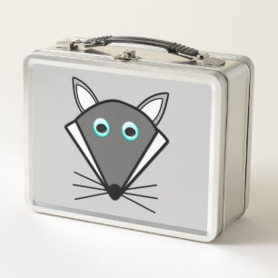 Mooie Halloween Wolf Metalen Lunchbox