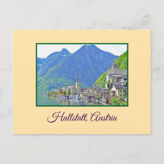 Mooie Hallstatt, Oostenrijk Briefkaart