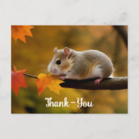 Mooie Hamster Bedankkaart
