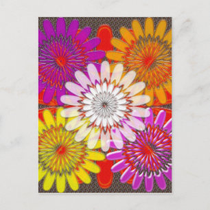 Mooie HAPPY CHAKRA - Zonnebloemen - GIFTS Briefkaart