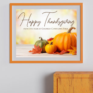 Mooie Happy Thanksgiving Zaken Poster