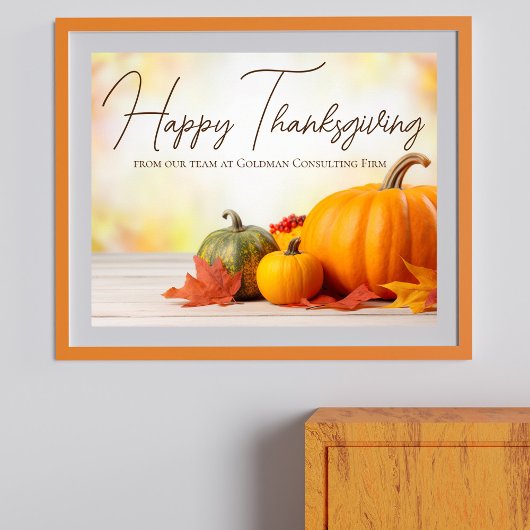 Mooie Happy Thanksgiving Zaken Poster