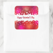 Mooie Happy Valentine's Day Hearts - Sticker (Tas)