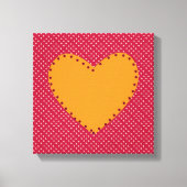 Mooie hart canvas afdruk (Voorkant)