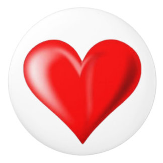 Mooie Hart Home Living Decor Keramische Knop