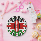 Mooie Harten Kenia Papieren Borden Papieren Bordje (Feest)