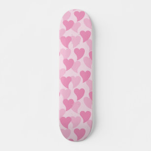 Mooie Harten Naadloos Patroon Skateboard