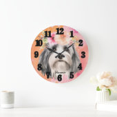 Mooie Havanese hond Grote Klok (Huis)