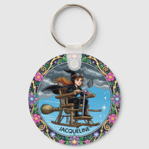Mooie Heks Aviator Sleutelhanger