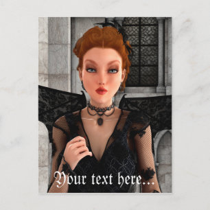 Mooie heks briefkaart