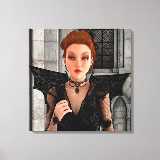 Mooie Heks Canvas Afdruk (Voorkant)