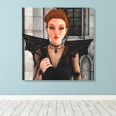 Mooie Heks Canvas Afdruk (Insitu (Houten vloer))