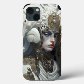 Mooie heks demon koningin fantasy kunst Case-Mate iPhone case (Achterkant)