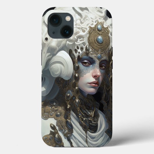 Mooie heks demon koningin fantasy kunst Case-Mate iPhone case (Achterkant)