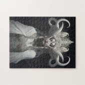 Mooie heks demon koningin fantasy kunst legpuzzel (Horizontaal)