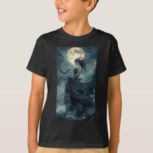 Mooie Heks Gothic Fantasy Vampire Moonlight 1 T-shirt