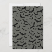 Mooie heks Halloween Party Kaart (Achterkant)