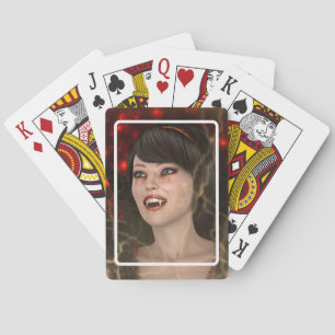 Mooie heks pokerkaarten