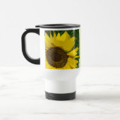 Mooie Helder Geel Artistieke Bloemen Zonnebloem Reisbeker (Links)