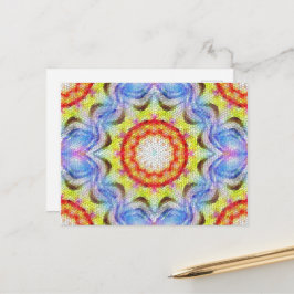 Mooie, heldere Tegel zon Briefkaart