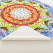 Mooie, heldere Tegel zon Sherpa Deken (3/4)