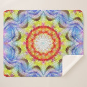 Mooie, heldere Tegel zon Sherpa Deken (Voorkant (horizontaal))