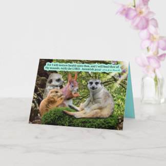 Mooie helende schriftuur Jeremia 30:17 Kaart