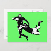 Mooie hendel, Rugby Briefkaart (Voorkant / Achterkant)