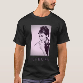 Mooie Hepburn voor klassieke film fans vrouwen T-shirt