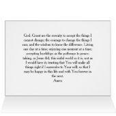 Mooie herdenkingskaart (Binnen Horizontaal (Boven))