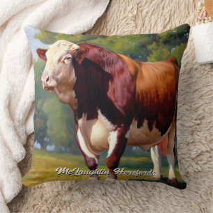Mooie Hereford Bull Kussen