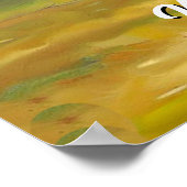 Mooie Hereford Bull Poster (Hoek)