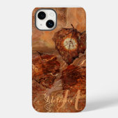 Mooie herfst bladeren gepersonaliseerde naam Case-Mate iPhone case (Achterkant)